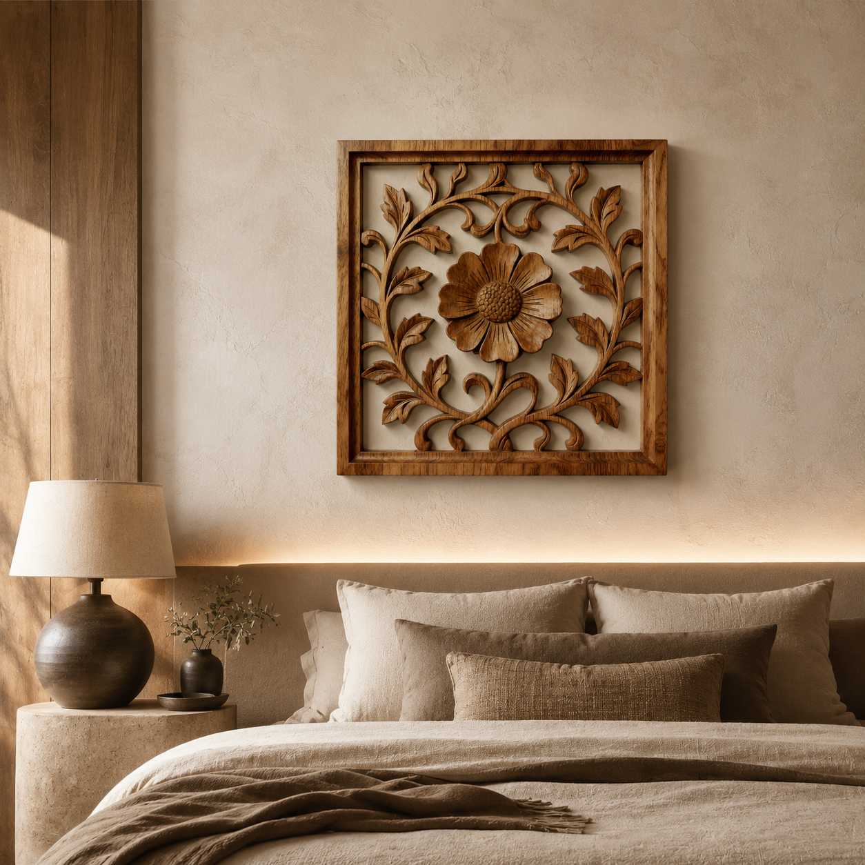 ARBYNART Floral Vine Wall Panel
