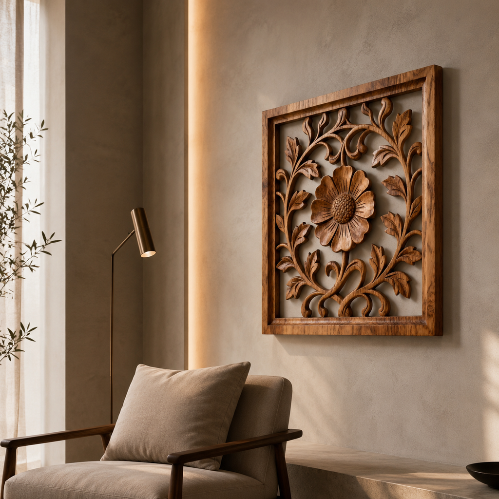 ARBYNART Floral Vine Wall Panel