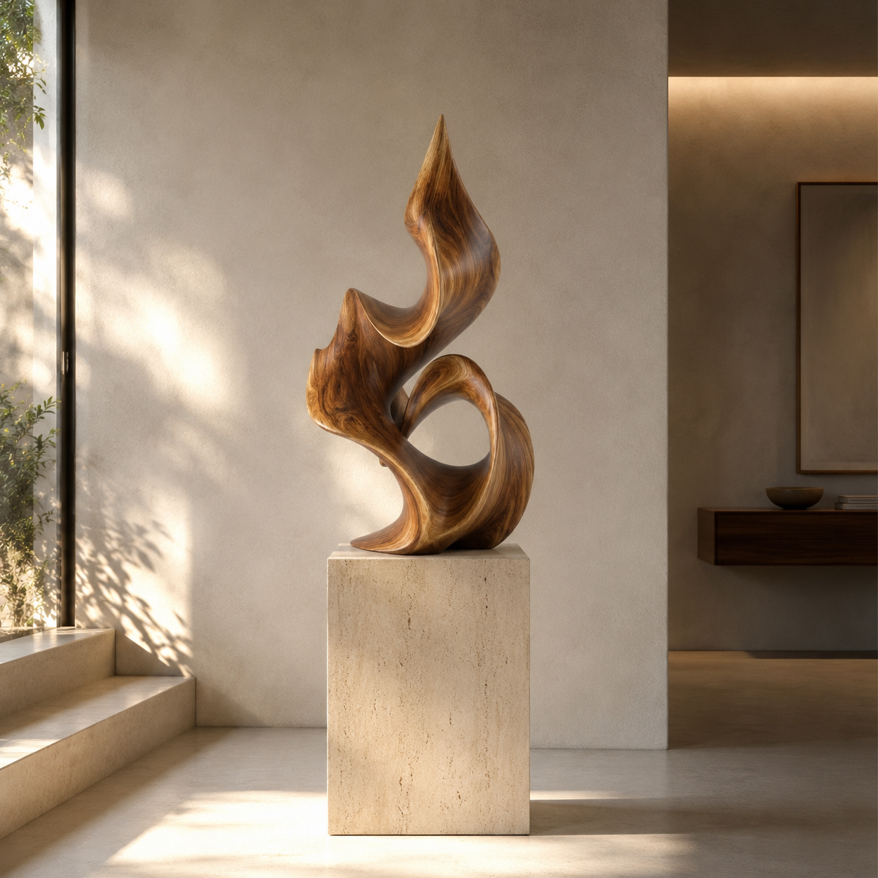 ARBYNART Flowing Flame Sculpture