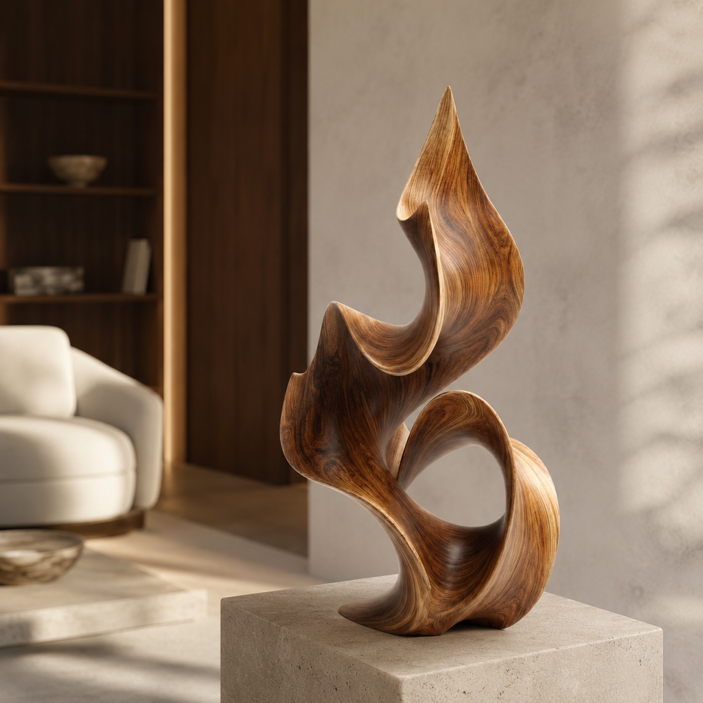 ARBYNART Flowing Flame Sculpture