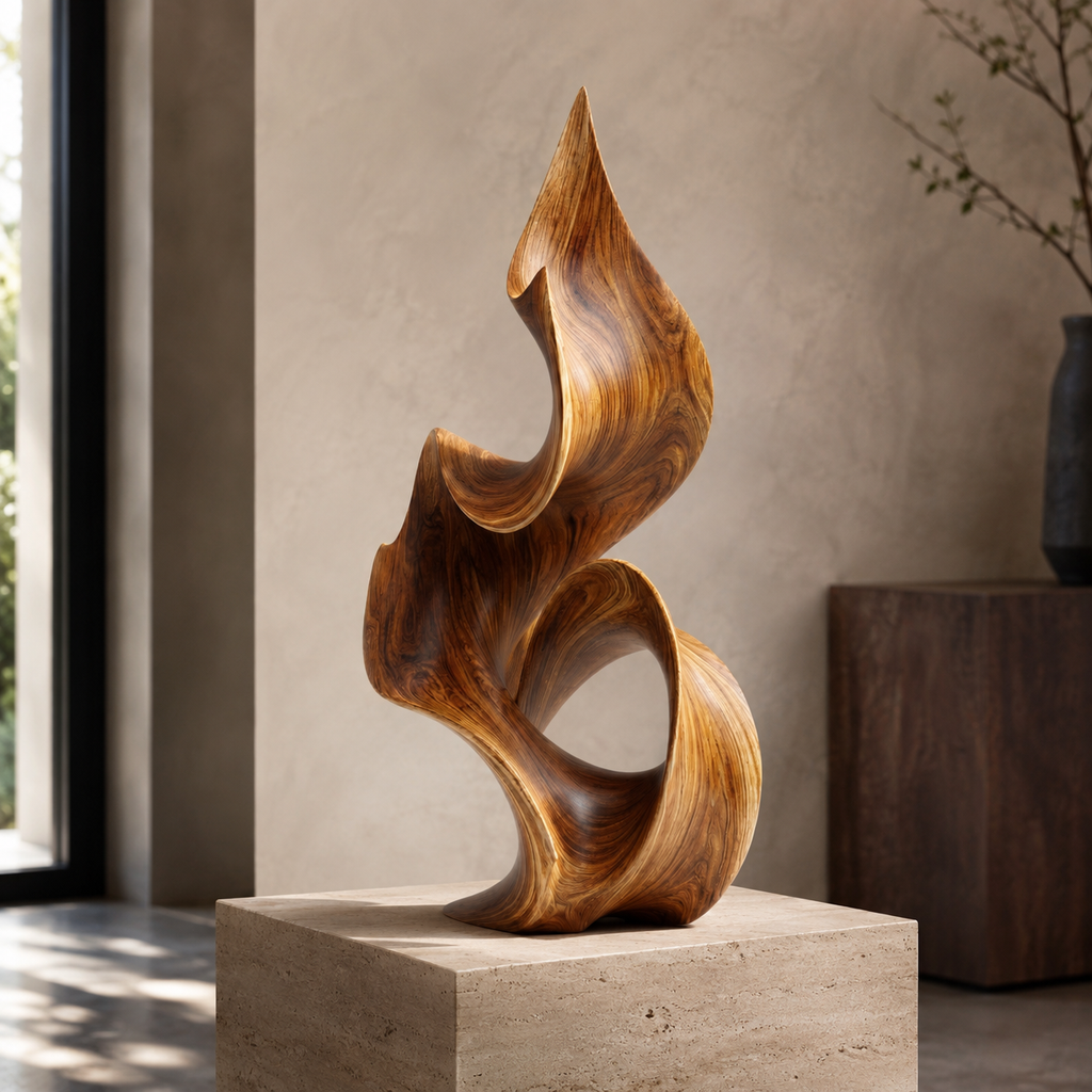 ARBYNART Flowing Flame Sculpture