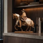 ARBYNART Geometric Cowboy Rider Sculpture