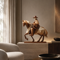 ARBYNART Geometric Cowboy Rider Sculpture