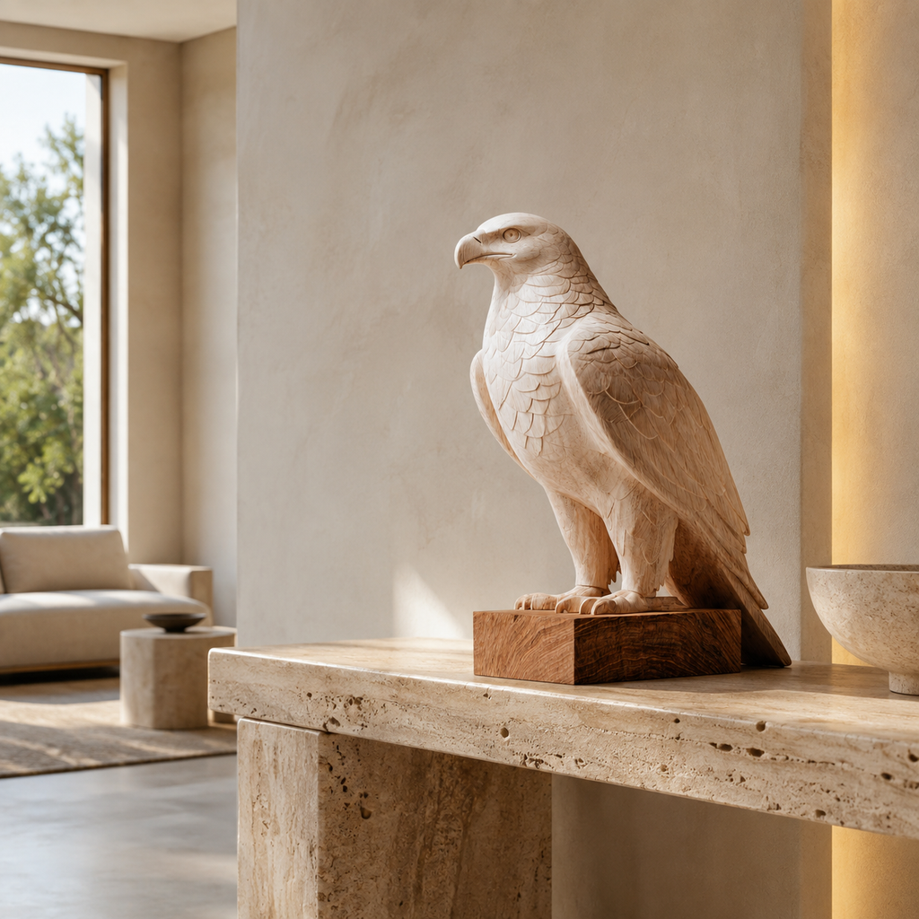 ARBYNART Majestic Eagle Wood Sculpture