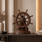 ARBYNART Nautical Helm Sculpture