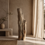 ARBYNART Weathered Driftwood Totem Sculpture