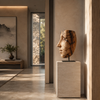 ARBYNART Weathered Serenity Face
