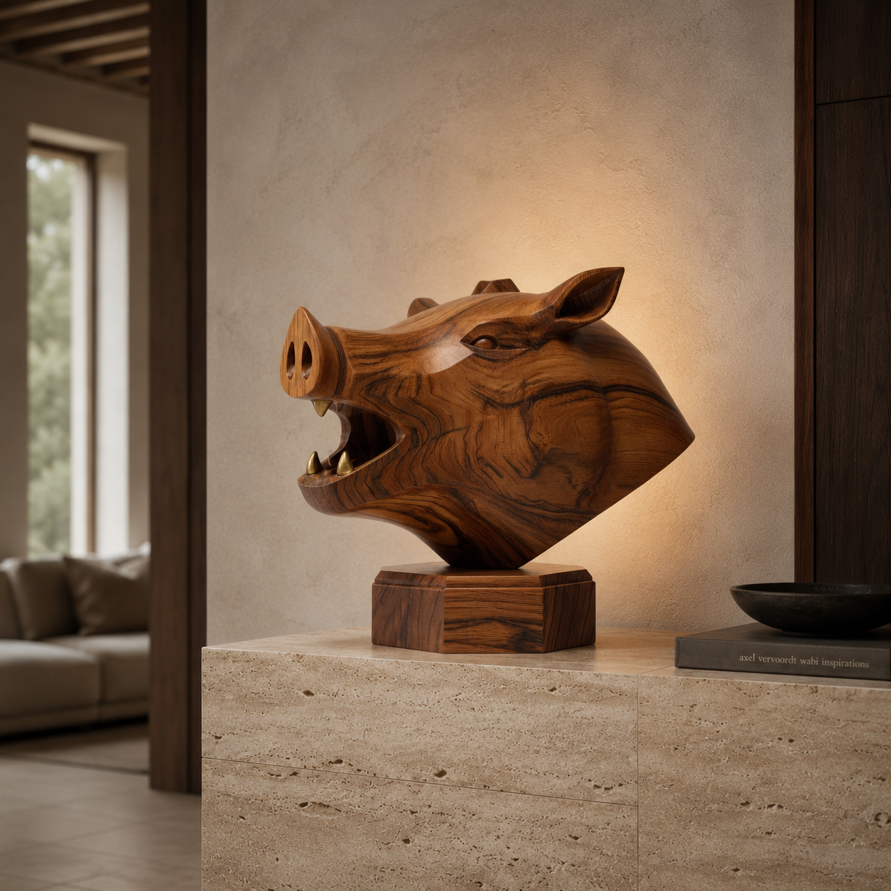 ARBYNART Wild Boar Sculpture