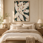 ARBYNART Abstract Art | A Gathering of Ivory Swans