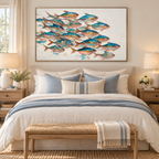 ARBYNART Abstract Art | A Symphony of Gilded Shoals