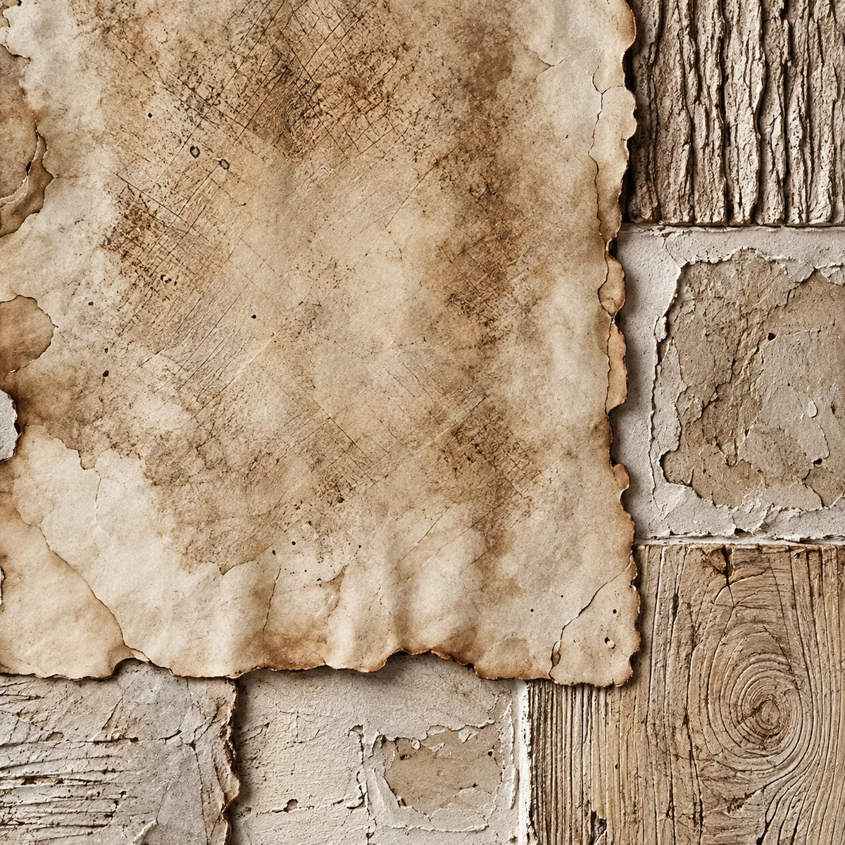 ARBYNART Wabi-Sabi Art | Aged Linen Layers
