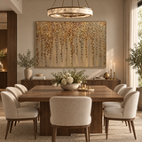 ARBYNART Contemporary Luxe Art | Amber Rain Cascade