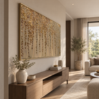 ARBYNART Contemporary Luxe Art | Amber Rain Cascade