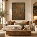 ARBYNART Wabi-Sabi Art | Autumn Reed Stillness