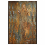 ARBYNART Wabi-Sabi Art | Autumn Reed Stillness