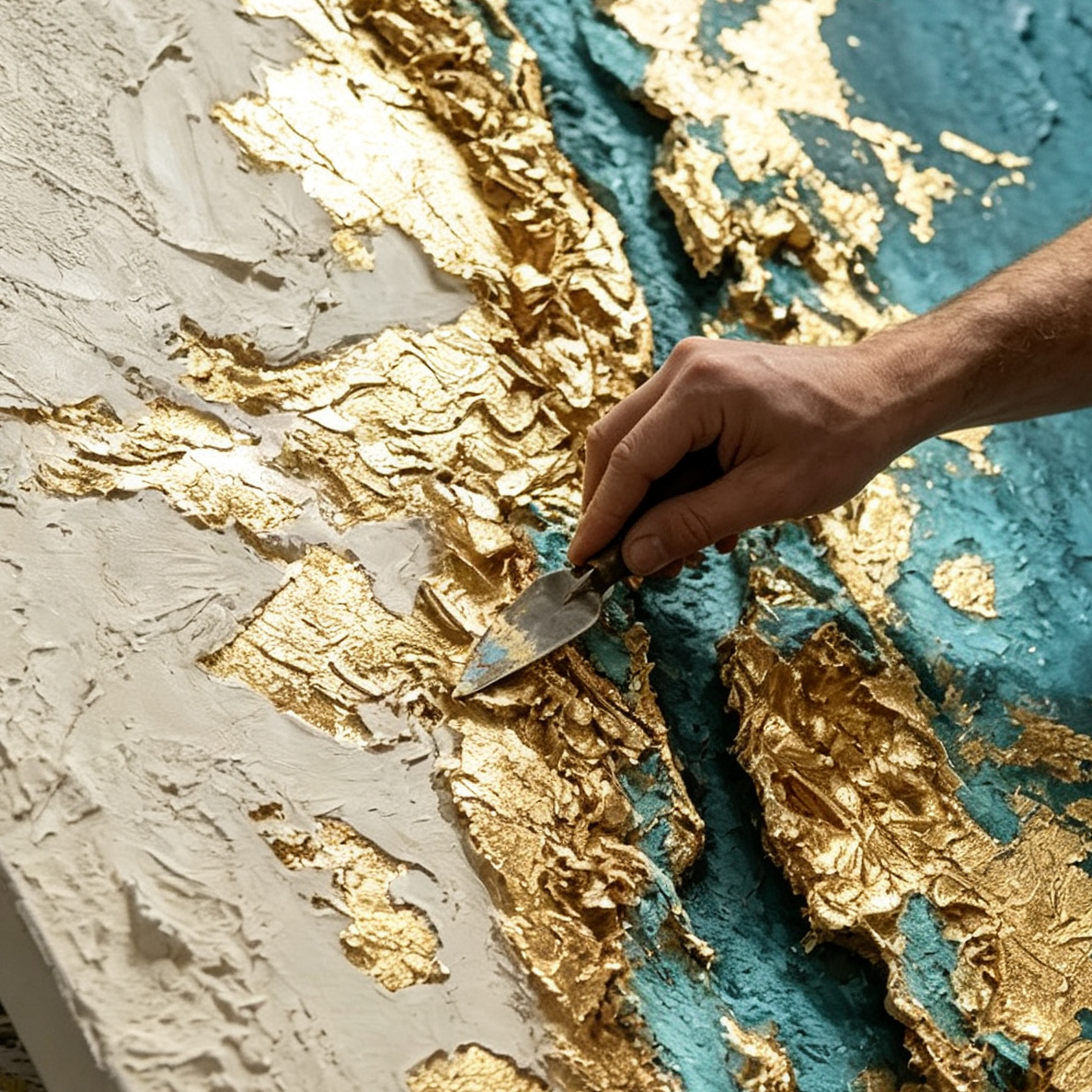 ARBYNART Contemporary Luxe Art | Azure Divide