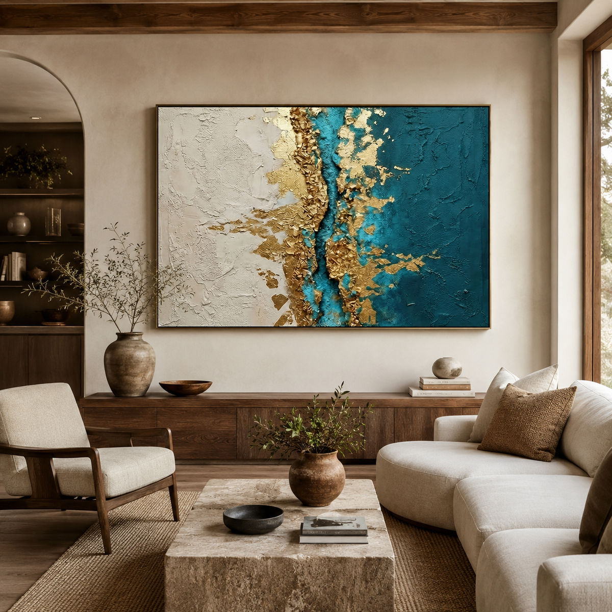ARBYNART Contemporary Luxe Art | Azure Divide