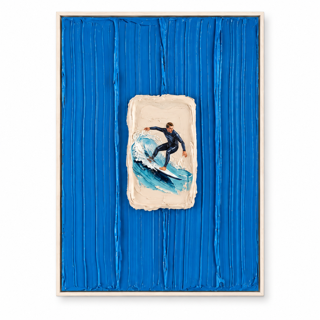ARBYNART 3D Textured Art | Azure Aperture