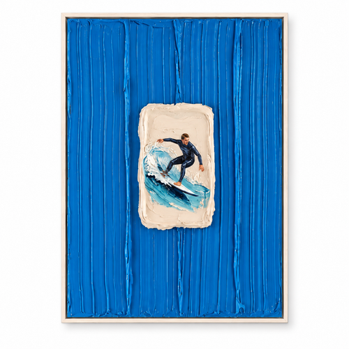 ARBYNART 3D Textured Art | Azure Aperture