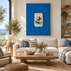 ARBYNART 3D Textured Art | Azure Aperture