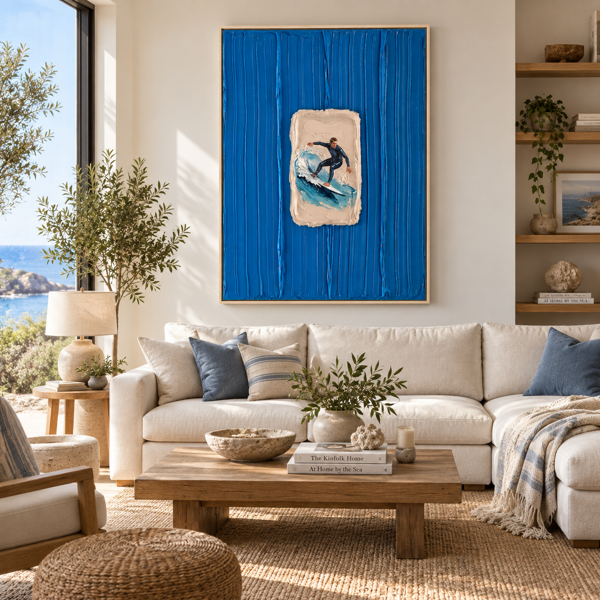 ARBYNART 3D Textured Art | Azure Aperture
