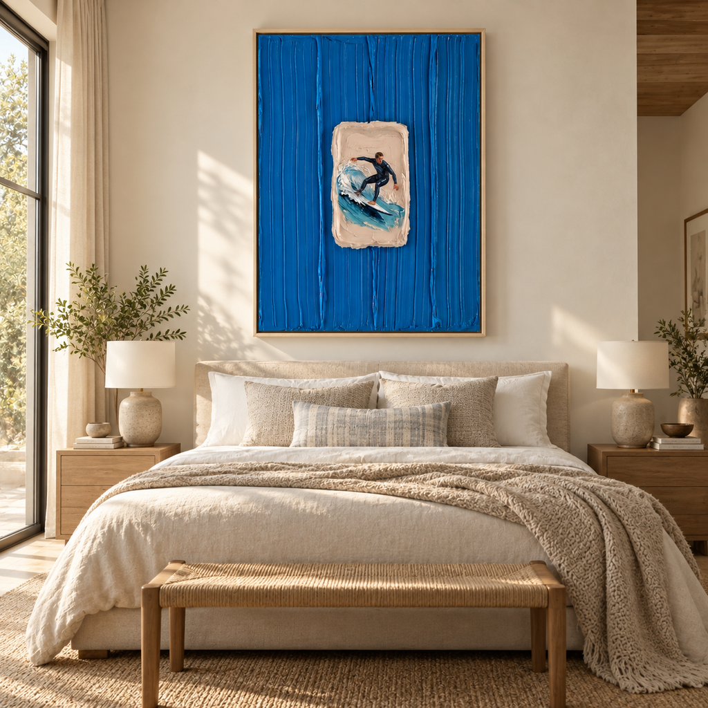 ARBYNART 3D Textured Art | Azure Aperture