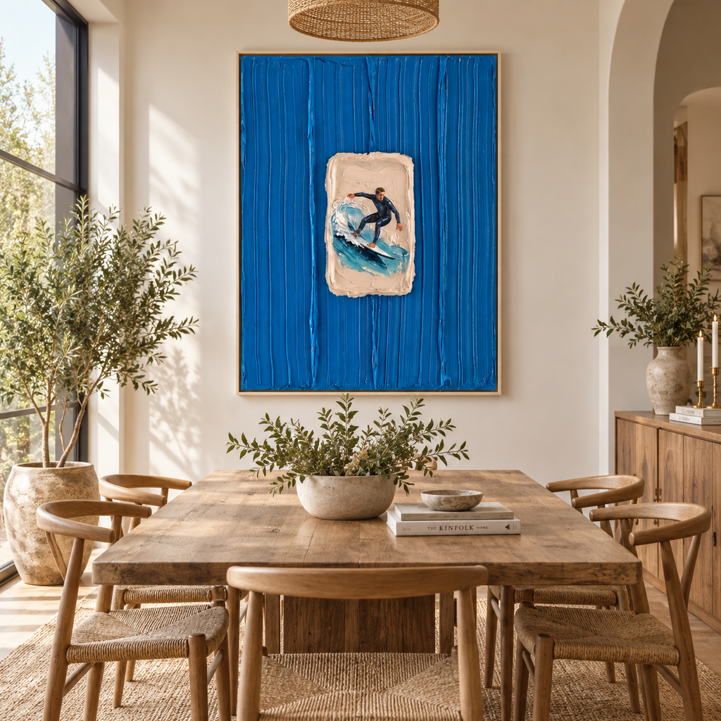 ARBYNART 3D Textured Art | Azure Aperture