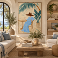 ARBYNART Americana Art | Azure Daydream on the Patio