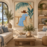 ARBYNART Americana Art | Azure Daydream on the Patio