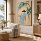 ARBYNART Americana Art | Azure Daydream on the Patio