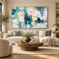 ARBYNART Abstract Art | Azure Echoes of Light