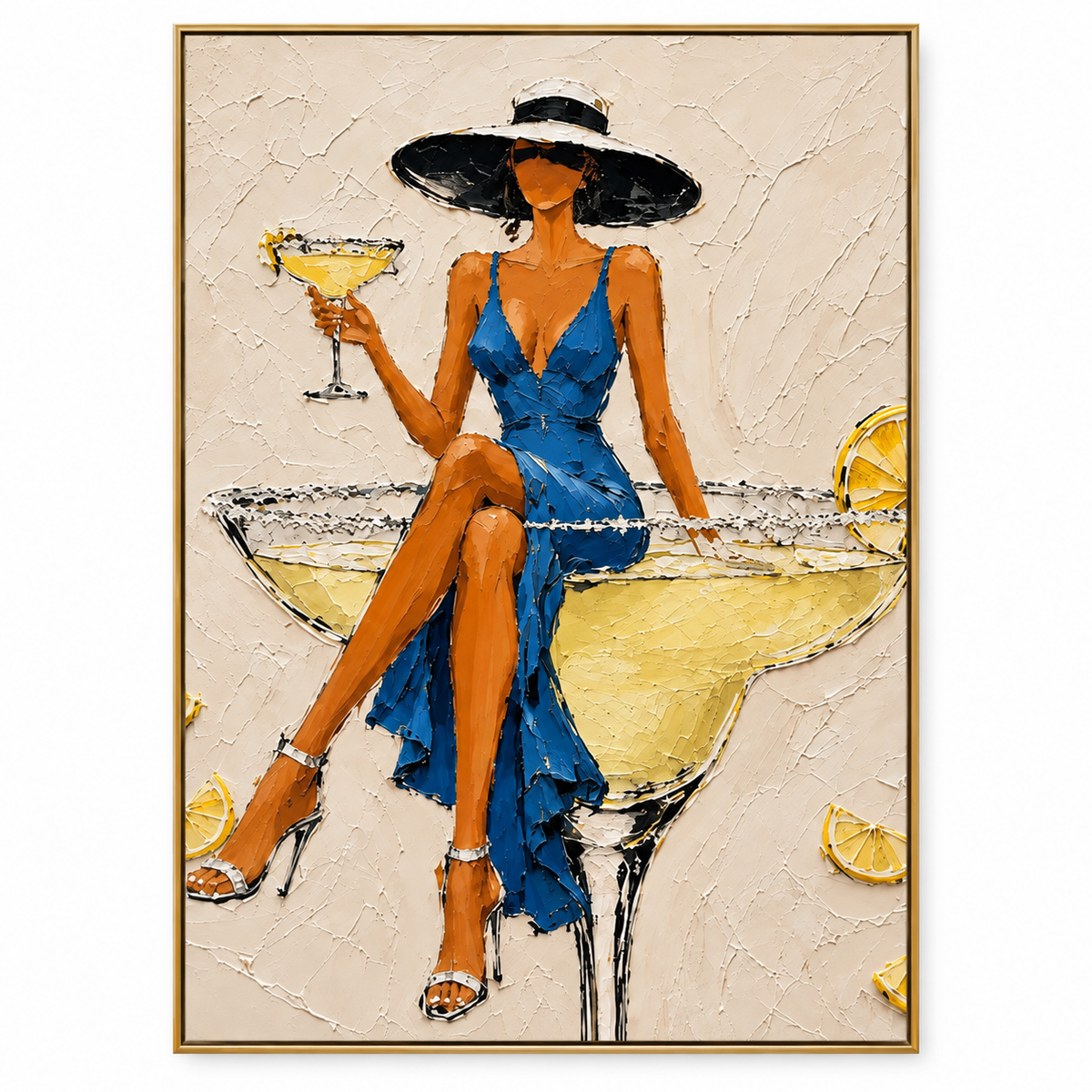 ARBYNART POP Art | Azure Quietude with Citrus