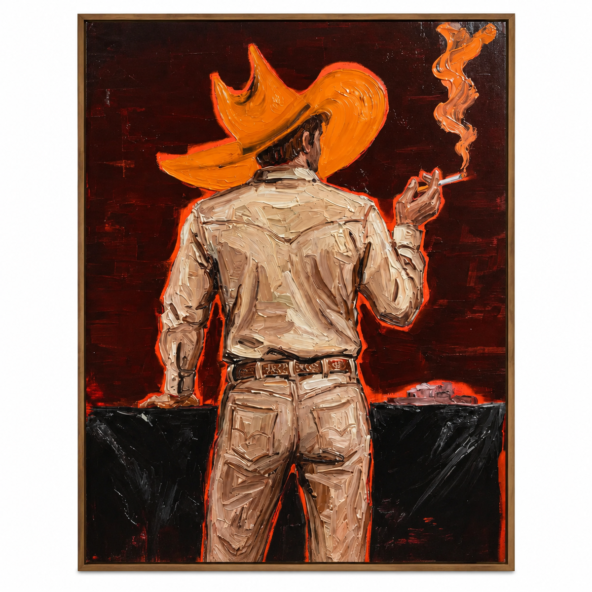 ARBYNART POP Art | Backlit Western Cowboy