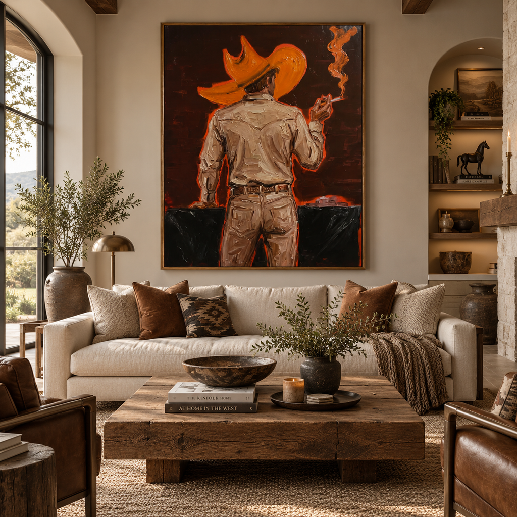 ARBYNART POP Art | Backlit Western Cowboy
