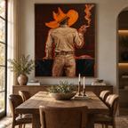 ARBYNART POP Art | Backlit Western Cowboy