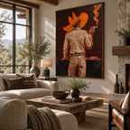 ARBYNART POP Art | Backlit Western Cowboy