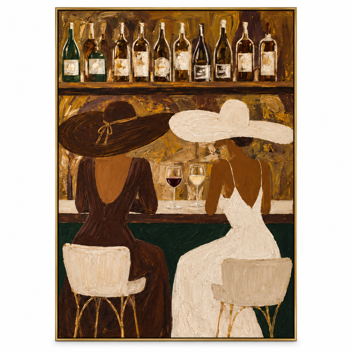 ARBYNART Vintage Americana Art | Barstool Hat Duo