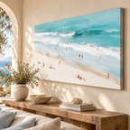ARBYNART Impressionist Art | Bathers Scattered Along the Surf