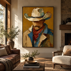 ARBYNART Vintage Americana Art | Beneath the Endless Prairie Sun