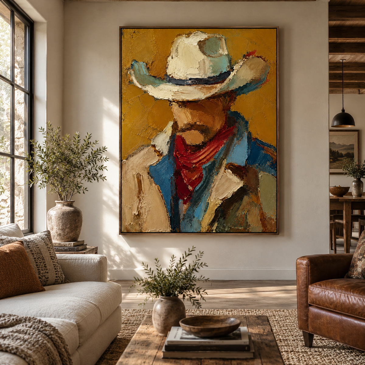 ARBYNART Vintage Americana Art | Beneath the Endless Prairie Sun