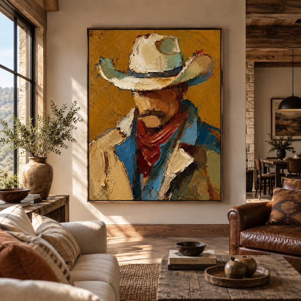 ARBYNART Vintage Americana Art | Beneath the Endless Prairie Sun