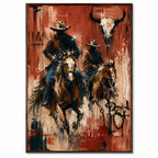 ARBYNART Vintage Americana Art | Beneath the Horned Remnant