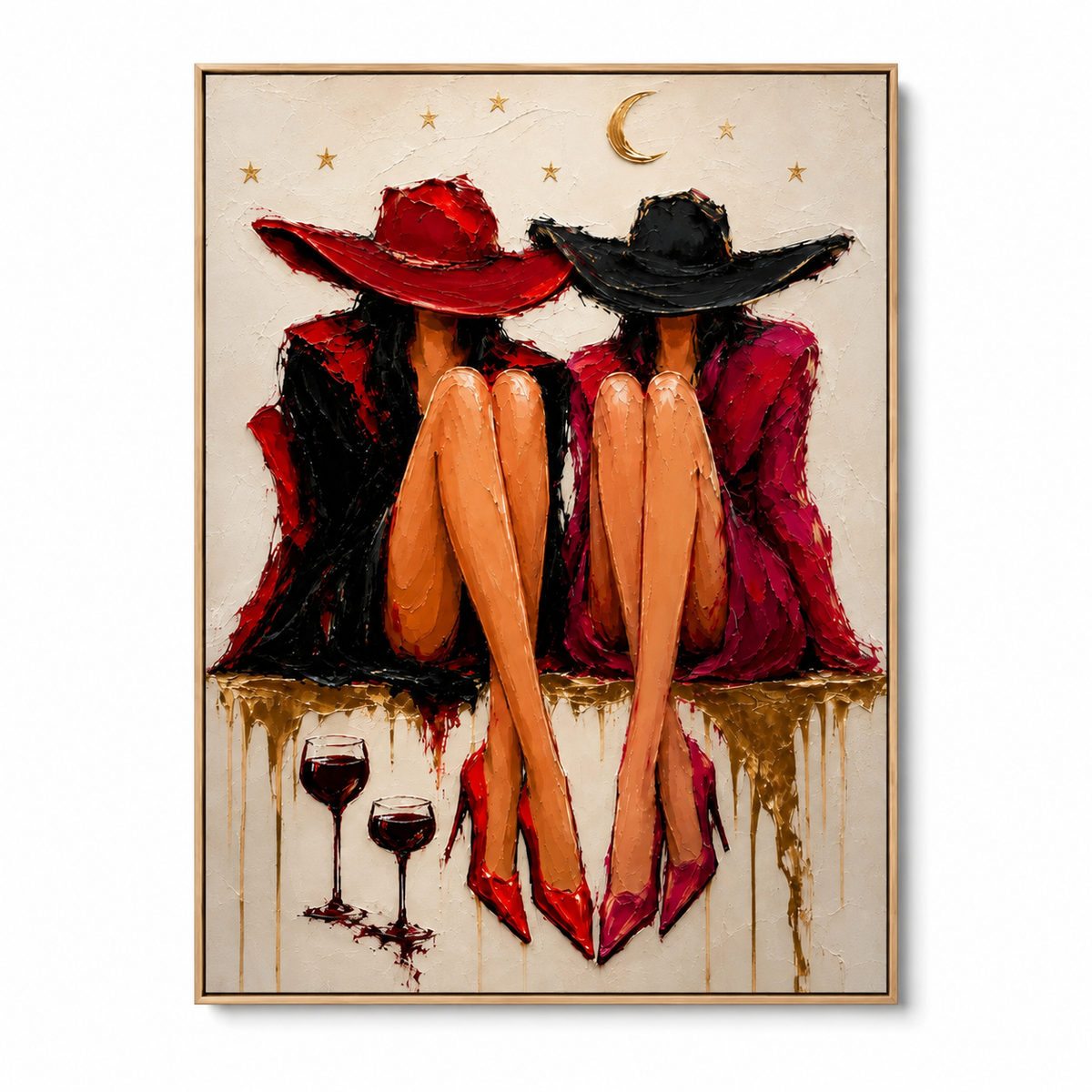 ARBYNART POP Art | Beneath the Moon, Side by Side