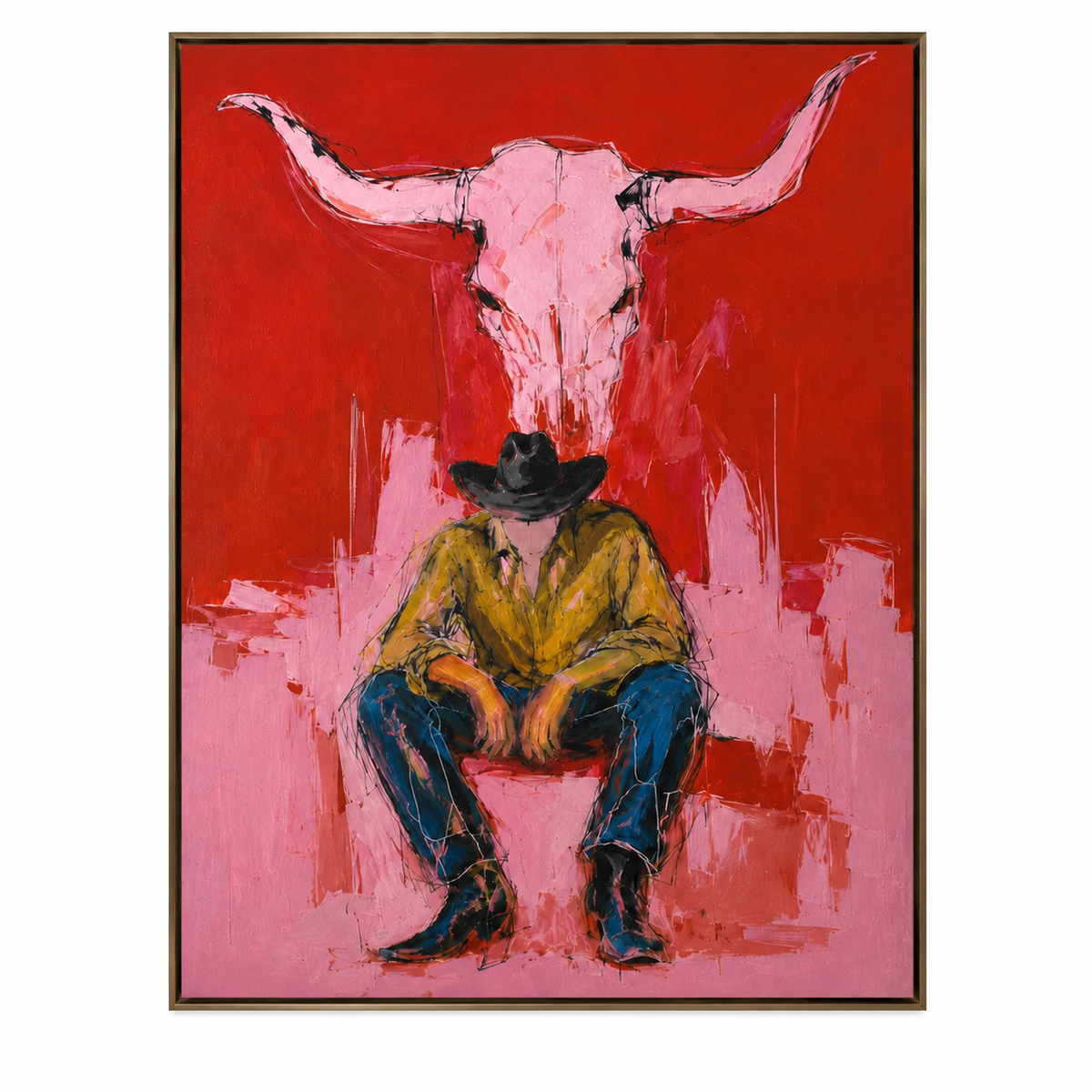 ARBYNART POP Art | Beneath the Skull's Silent Gaze