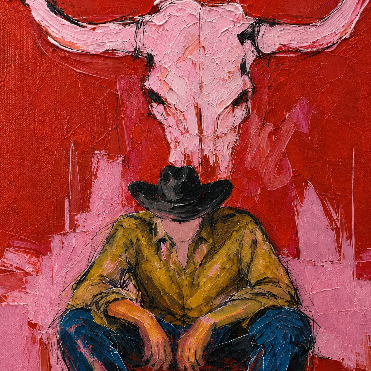 ARBYNART POP Art | Beneath the Skull's Silent Gaze