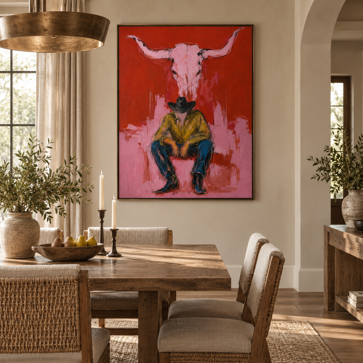 ARBYNART POP Art | Beneath the Skull's Silent Gaze