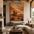 ARBYNART Vintage Americana Art | Beneath the Sunset's Bow