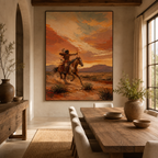 ARBYNART Vintage Americana Art | Beneath the Sunset's Bow