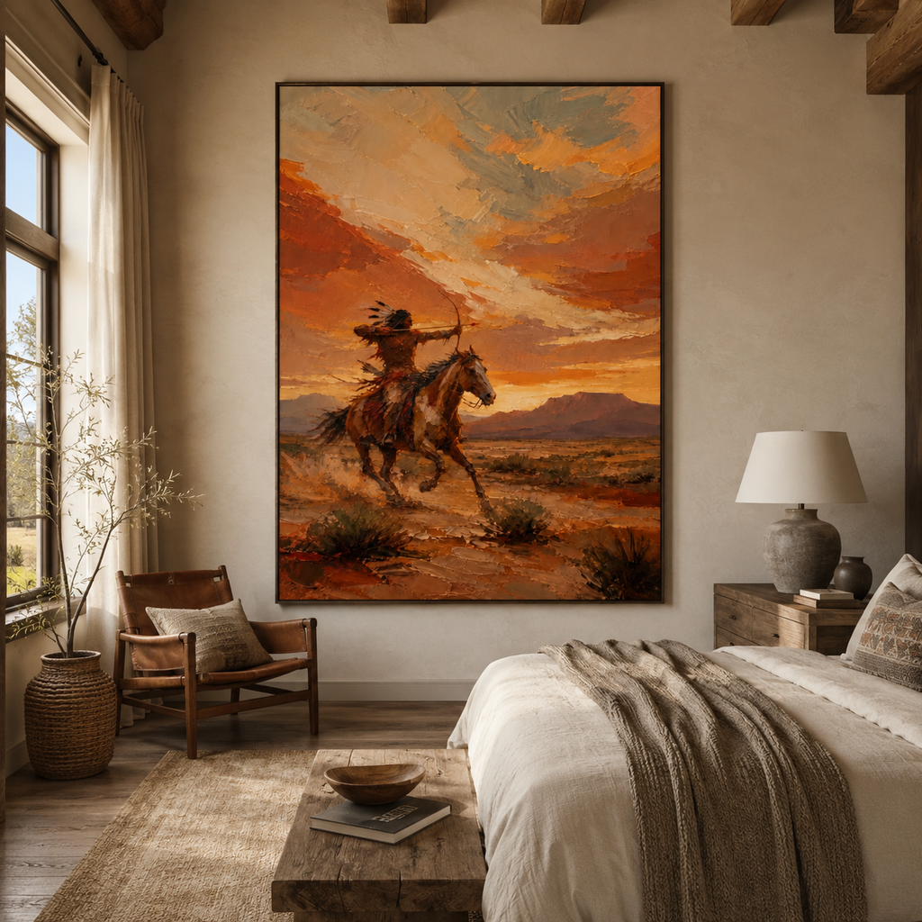 ARBYNART Vintage Americana Art | Beneath the Sunset's Bow