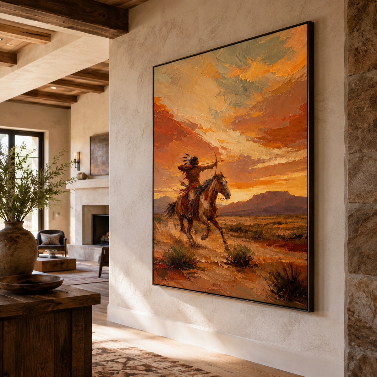 ARBYNART Vintage Americana Art | Beneath the Sunset's Bow